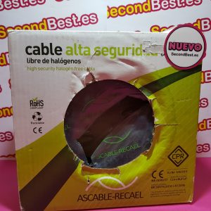 Cable Alta Seguridad Ascable-Recael 100mts H0771-K CPR 4 NG Nuevo