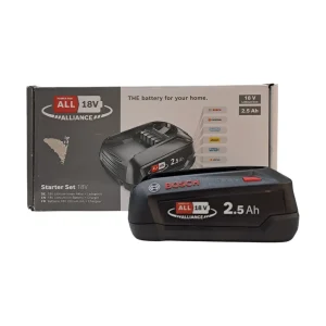 Bosch Starter Set Batería PBA 18V 2.5Ah + Cargador AL 1600 A02 625