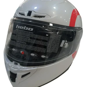 Hebo Silence G-361 (Talla L) Casco de Moto Blanco