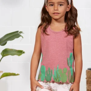 PIJAMA NIÑA CACTUS