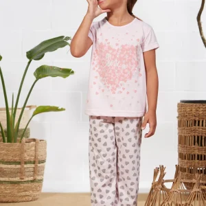PIJAMA NIÑA HEARTS