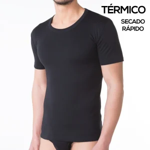 9202 CAMISETA TÉRMICA MANGA CORTA SECADO RÁPIDO
