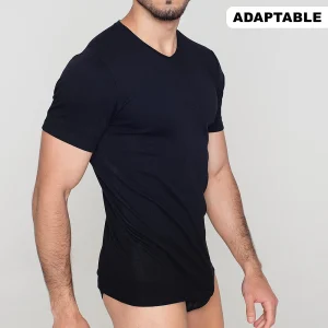 5293 CAMISETA MANGA CORTA ADAPTABLE CUELLO PICO