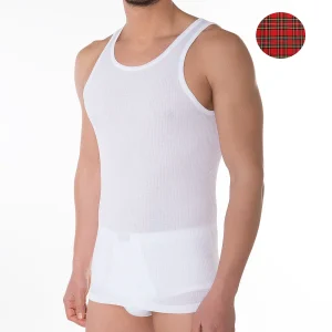 5242 CAMISETA TIRANTES HILO DE ESCOCIA CANALÉ 2x2