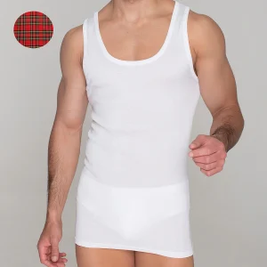 5237 CAMISETA TIRANTES HILO DE ESCOCIA. CALIDAD PREMIUM