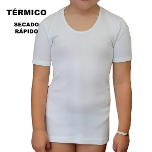 9813 CAMISETA MANGA CORTA TÉRMICA SECADO RÁPIDO NIÑA