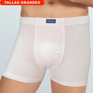 5055B BÓXER CERRADO LISO 100% ALGODÓN ANTIALÉRGICO