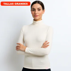 7984b CAMISETA CISNE MANGA LARGA MICROFIBRA