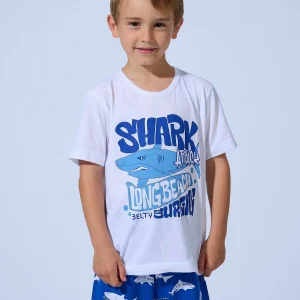 PIJAMA NIÑO CORTO TIBURONES