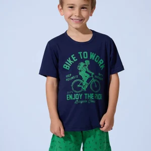 PIJAMA NIÑO CORTO BIKE TO WORK