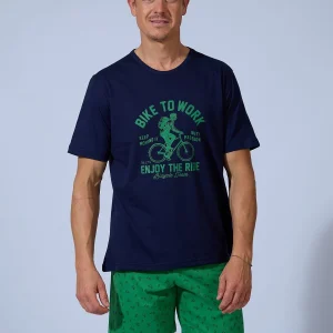 PIJAMA HOMBRE CORTO BIKE TO WORK