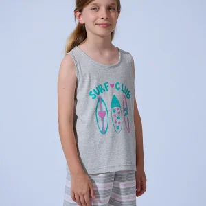 PIJAMA NIÑA CORTO SURF CLUB