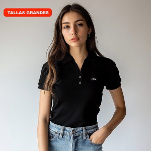 7875b POLO PIQUÉ CON PUÑO Y CORCHETES