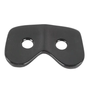 Asiento o almohadilla de fibra de carbono ideal para bote de remo Negro