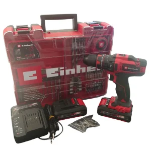 Einhell TE-CD 18/40 Li-i Taladro-Atornillador Percutor a Batería Rojo Segunda Mano
