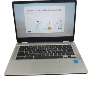 HP ChromeBook x365 14B Intel Pentium Silver 8GB Ram 128GB EMMC Portatil Gris Segunda Mano