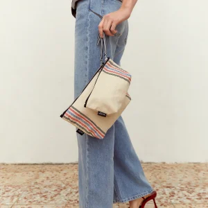 Neceser/estuche sarga de burgos crudo