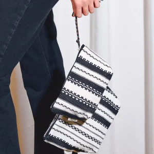 Neceser/estuche alpujarra blanco y negro