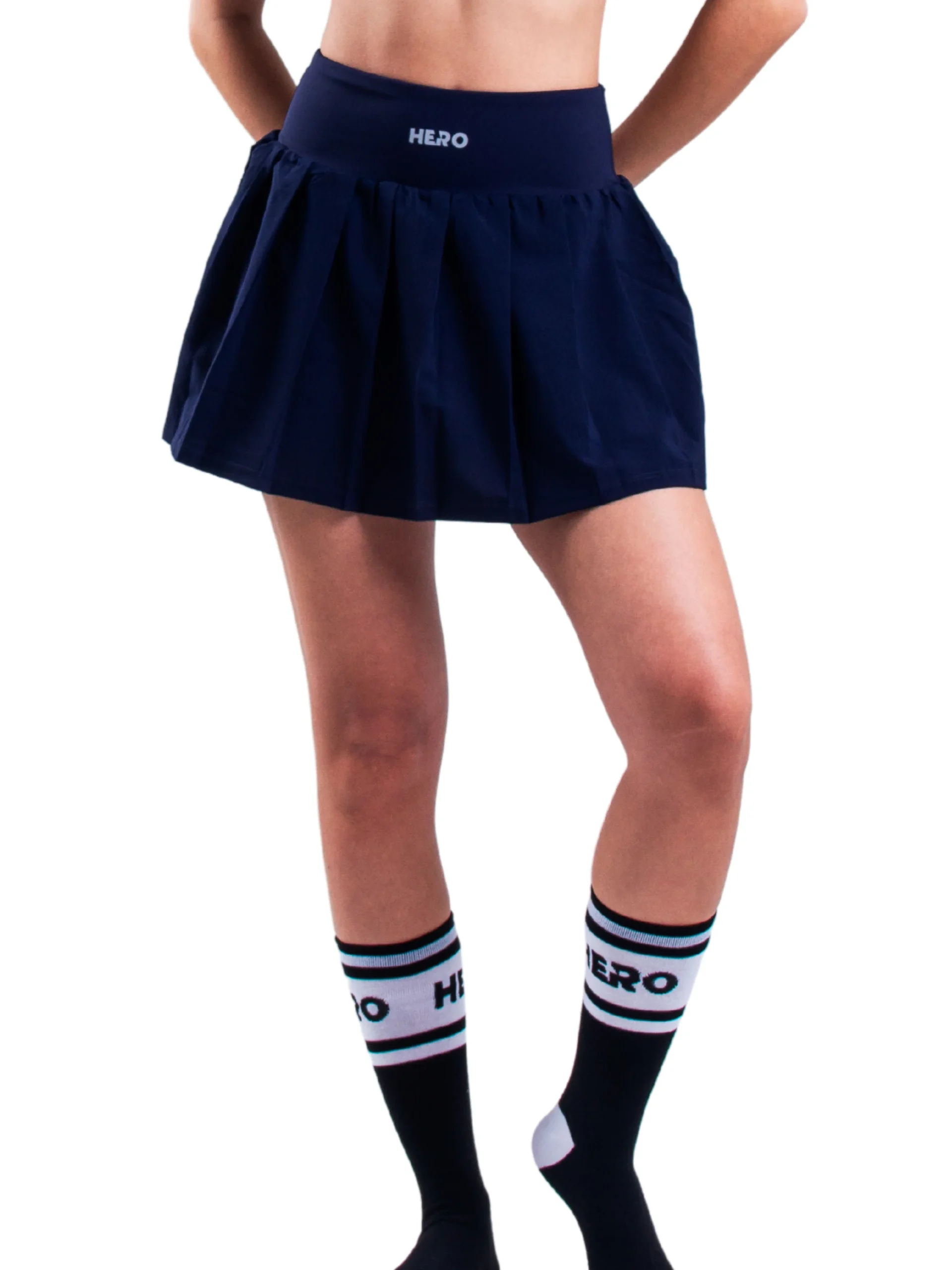 FALDA PLISADA HERO AZUL