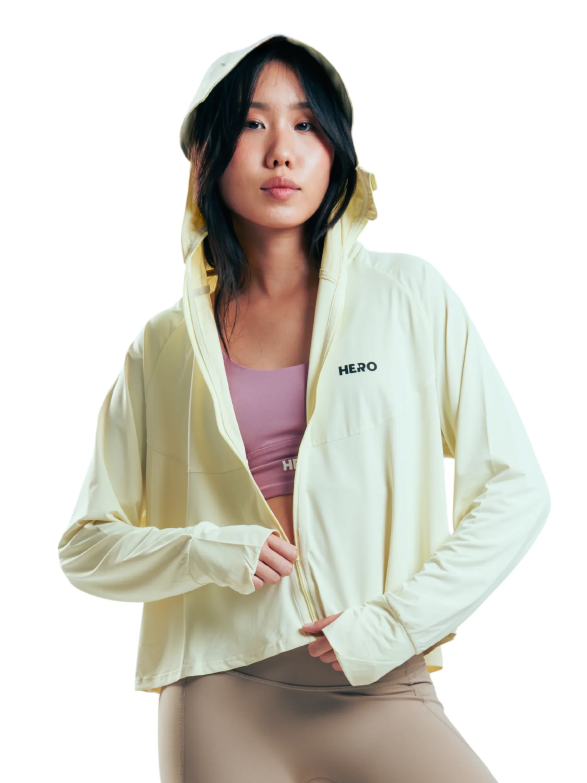 GAITER HOOD UV HERO AMARILLO - Imagen 2