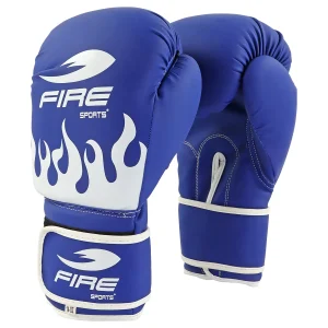 Par de Guantes de PVC Fire Sports ONE para Entrenamiento Azul
