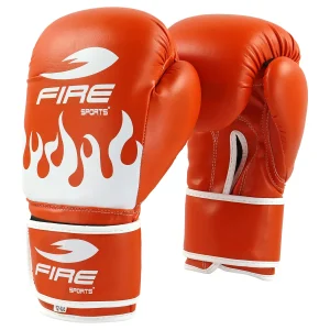 Par de Guantes de PVC Fire Sports ONE para Entrenamiento Naranja