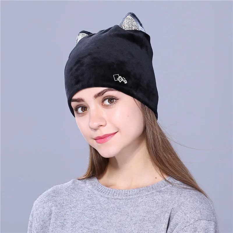 Xthree Beanie Hat With Cat Ears - Imagen 2