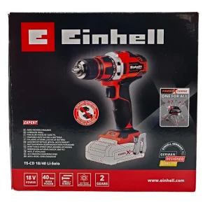 Einhell Te-Cd 18/40 Li-Solo Power X-Change (Sin Batería y Cargador) Taladro Atornillador A Batería