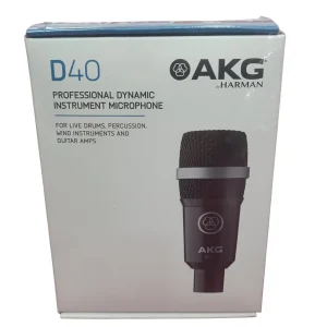 AKG Harman D40 Micrófono Dinámico Negro
