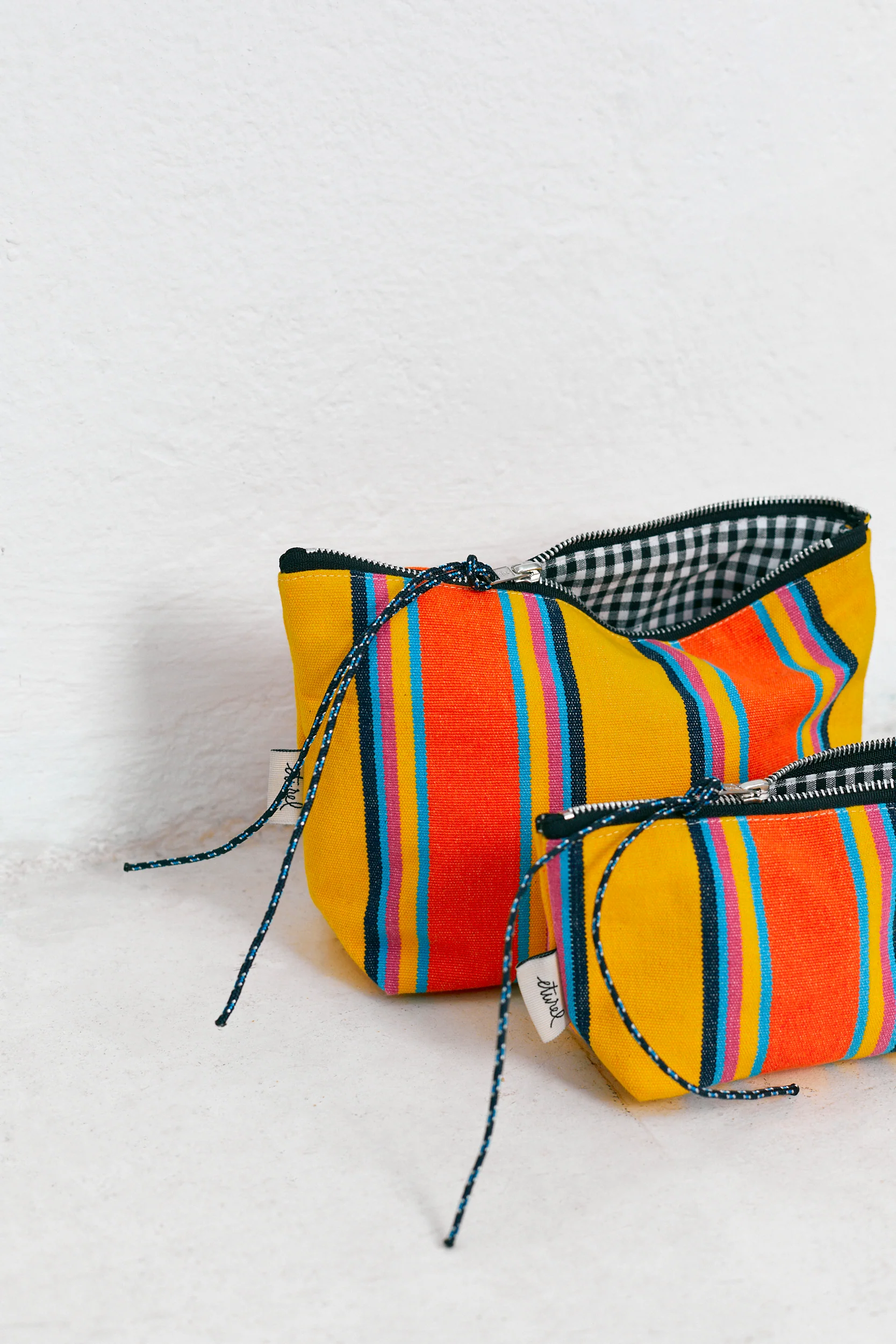 Neceser/estuche lona hamaca amarillo - Imagen 4