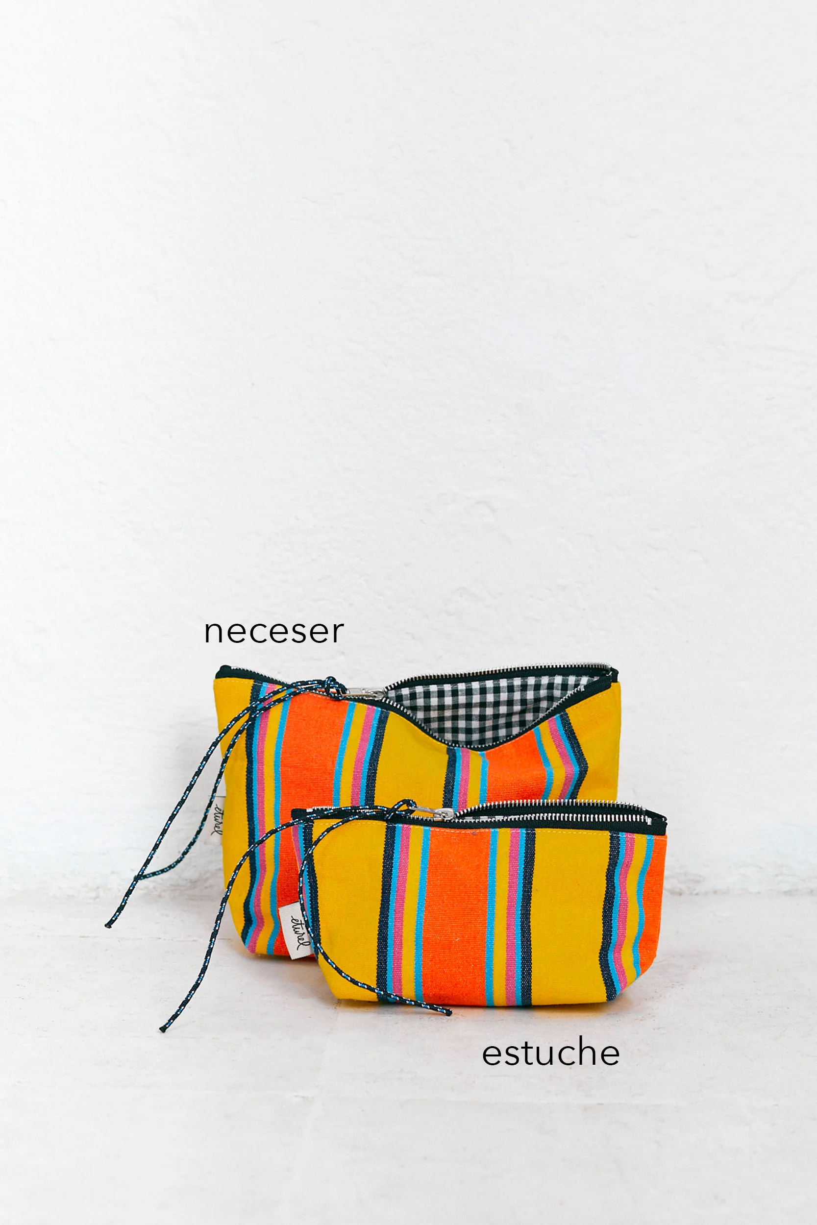 Neceser/estuche lona hamaca amarillo - Imagen 7