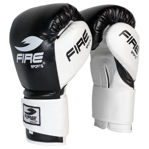 Par de Guantes de PVC Fire Sports para Entrenamiento Negro