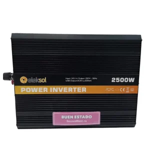 Eleksol 2500W Power Inverter Inversor Negro Segunda Mano