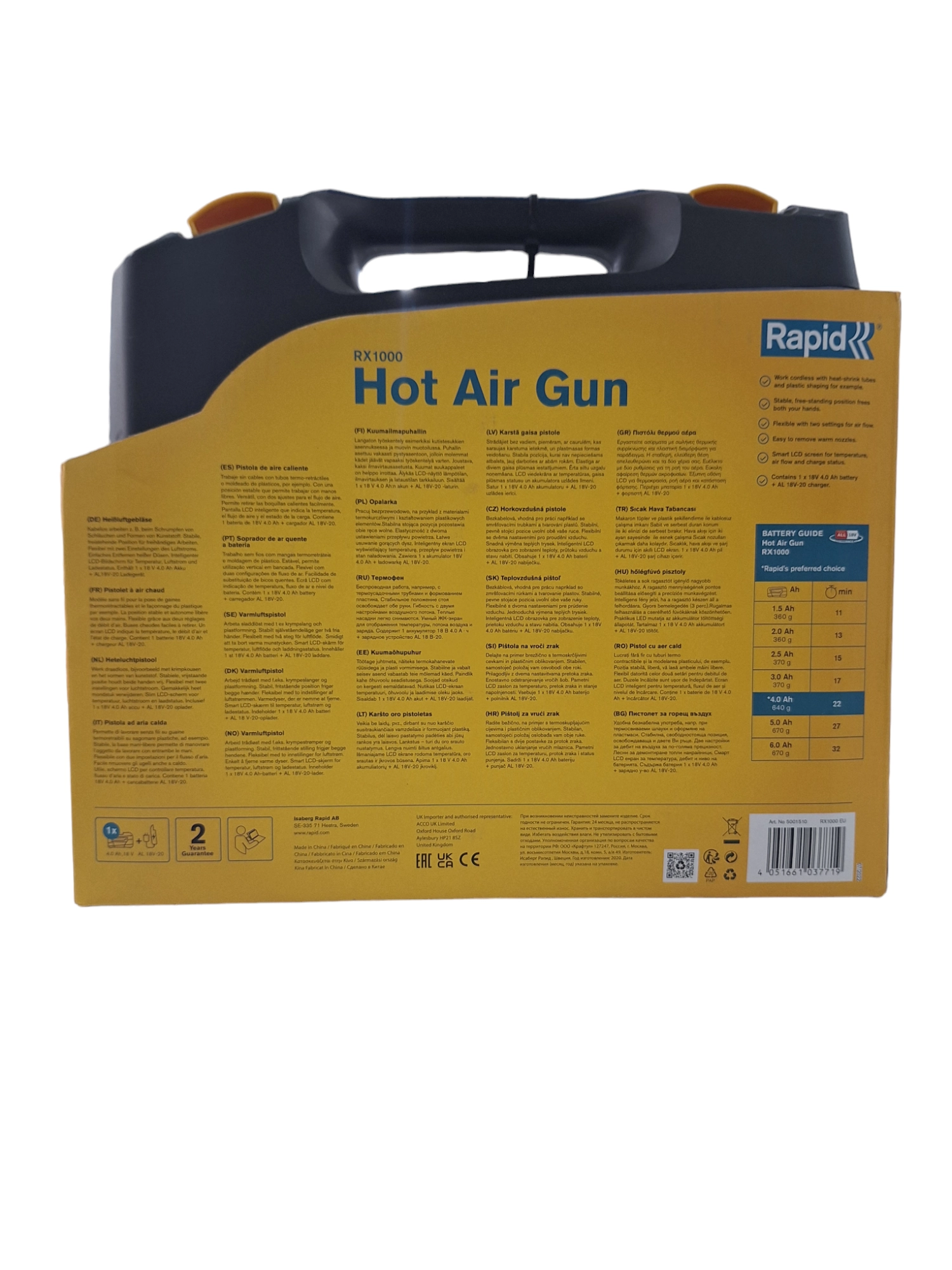 Bosch Rapid RX1000 Decapadora y Batería incluida - Imagen 3