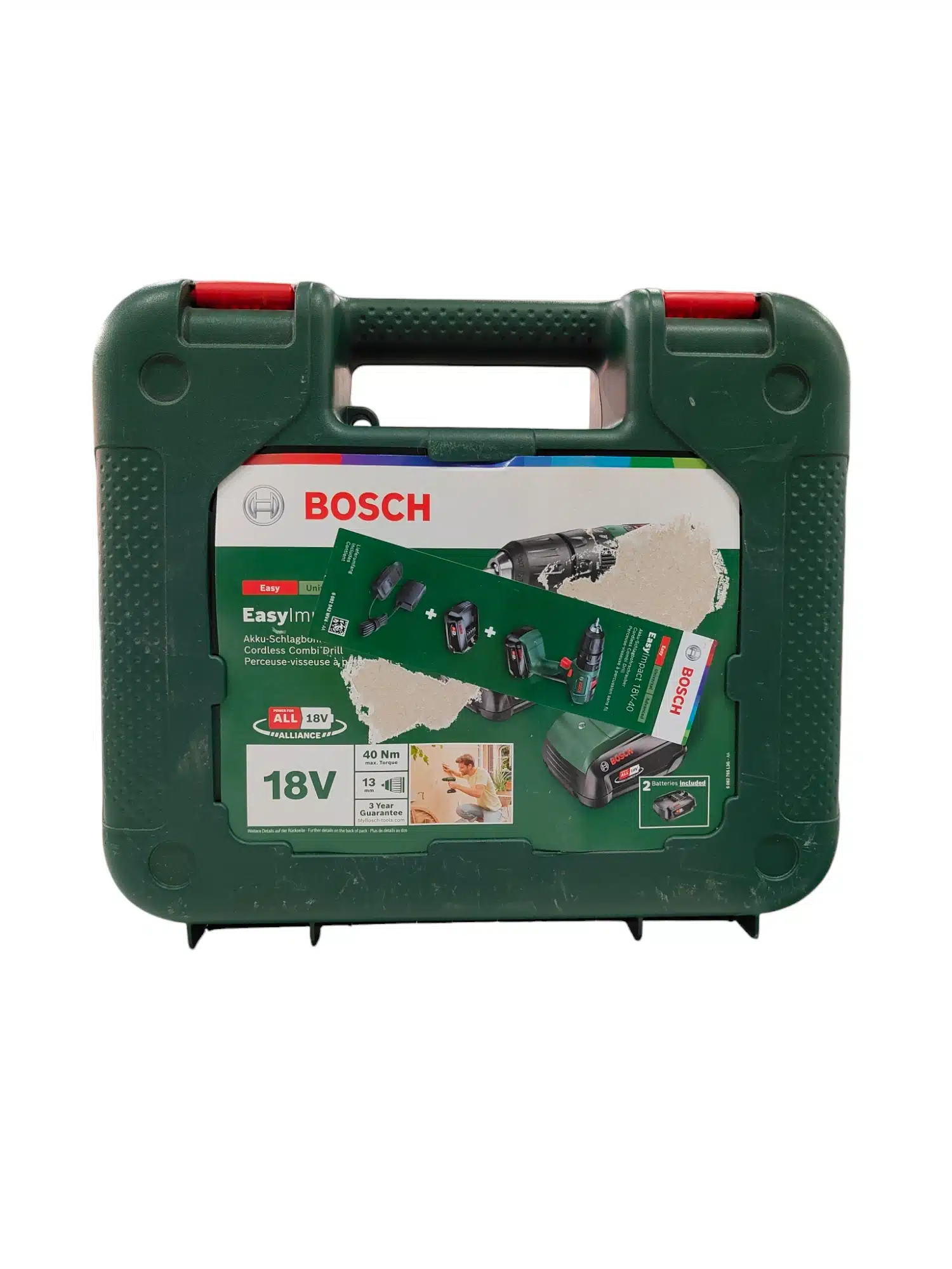 Bosch Easyimpact 18V-40 Taladro Percutor Verde - Imagen 2