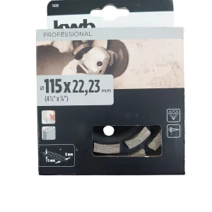 Plato Diamante Doble Pista KWB 115 x 22,23mm