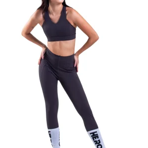 CONJUNTO TOP Y LEGGIN BUNNY HERO NEGRO