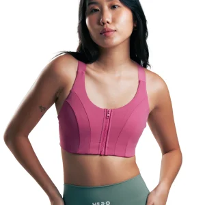 ZIP SPORTS BRA HERO ROSADO