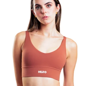 TOP VNECK HERO MARRON