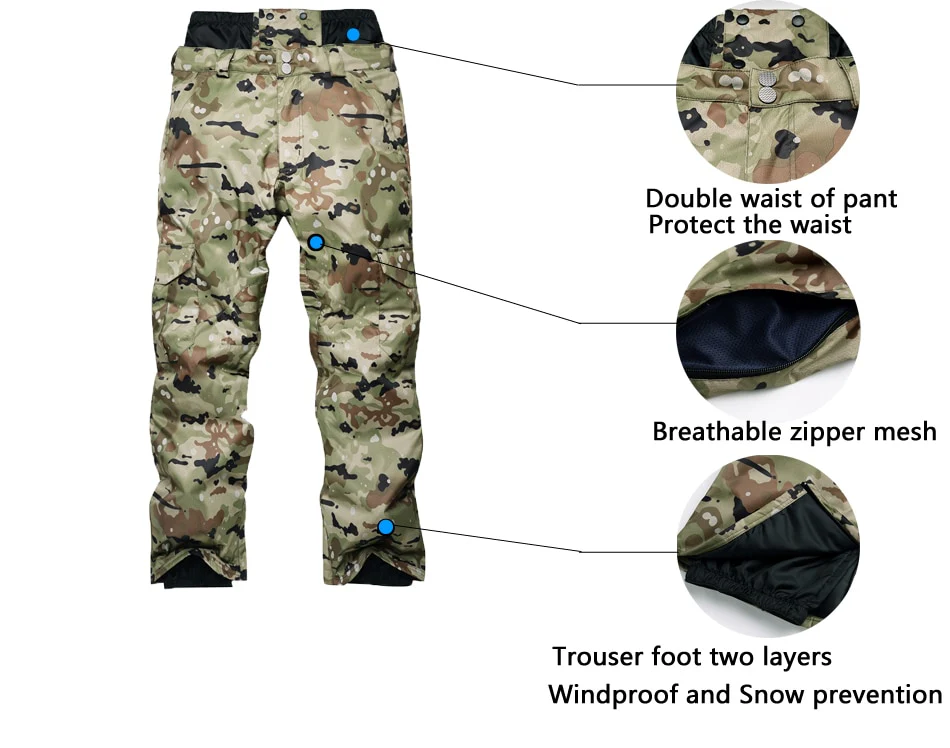 ARCTIC QUEEN Thermal Ski Snowboard Pants - Imagen 5