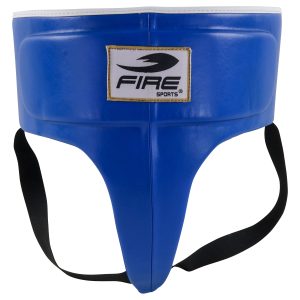 Protector Pelvico Fire Sports de Ingle para box Femenil Azul