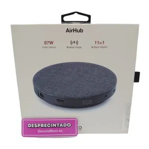 Aiino AirHub 11 en 1 Adaptador Multipuerto Gris Nuevo Desprecintado