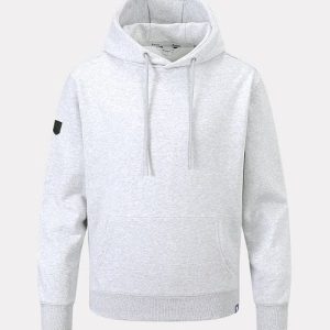 Sudadera gris con capucha