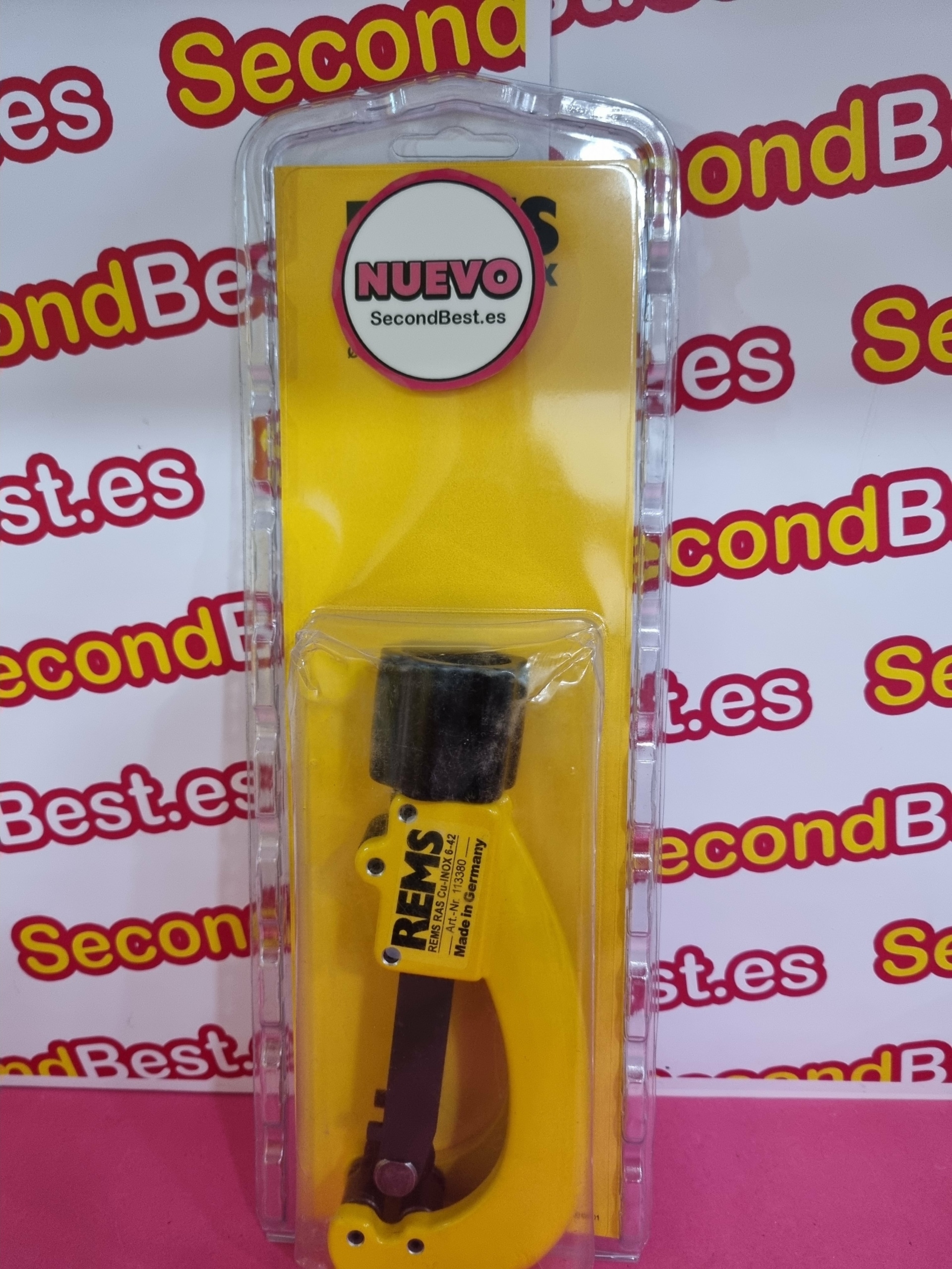 Cortatubos Rems RAS Cu-INOX 6-42mm Amarillo - Imagen 2