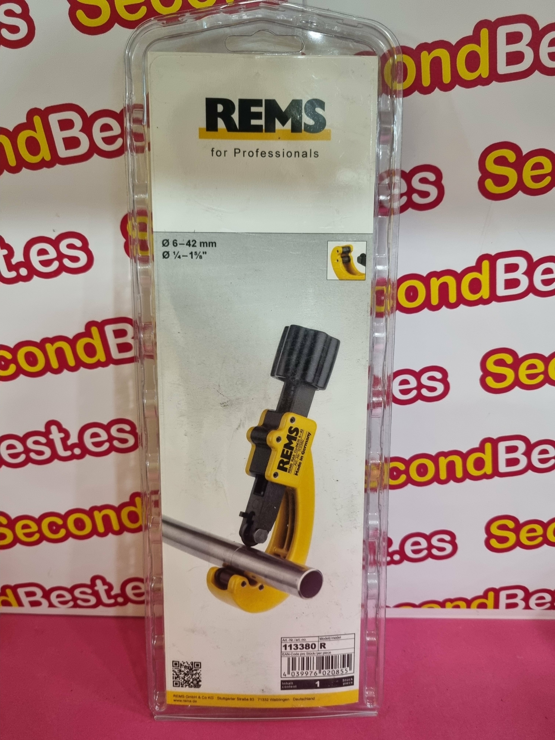 Cortatubos Rems RAS Cu-INOX 6-42mm Amarillo - Imagen 3