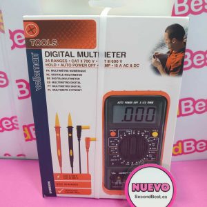 Multímetro Digital VELLEMAN Negro Nuevo