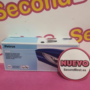 Grapadora De Grapado Plano PETRUS 236 Azul Nuevo